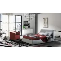 Comandă simplu | Pat tapitat Break cu somiera si husa detasabila 160x200cm