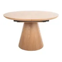 Masa rotunda extensibila din MDF+ Furnir de stejar D120x75cm Angel II - Reducere suplimentară
