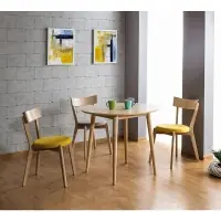 Masa rotunda din MDF Maro de 4-6 persoane D90cm Acropole | Reducere suplimentară