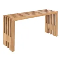 Bancheta din Lemn de tec Maro H49xL90cm Benidorm | Direct din fabrică