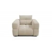 Calitate superioară | Fotoliu tapitat cu material pet friendly Alias crem L121x104cm