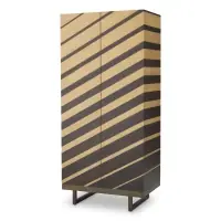 Preț de fabrică | Dulap bar din Furnir de stejar/eucalipt Maro L80xH175cm Wexford Eichholtz