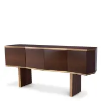 Cantități limitate | Comoda din Furnir de eucalipt Maro L180.5xH80cm Xenon Eichholtz