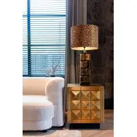 Noptiera din Alama si MDF Auriu L50xH60cm Collada Richmond Interiors - Super ofertă