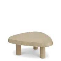 Masuta de cafea Asimetrica din Lemn de mindi Bej L63xH25cm Briel S - Calitate profesională