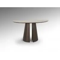 Consola din Metal/MDF Maro si MDF Bej L130xH78cm Samara - Grăbește-te