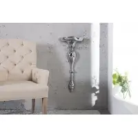Livrare rapidă | Etajera suspendata din Aluminiu Argintiu Scala L25xH60cm