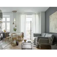 În stoc | Lustra din Metal Maro inchis/Crem/Maro inchis D28xH210cm Afra