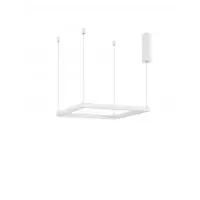 Alegerea clienților - Lustra structura din Aluminiu Alb si abajur din Acrilic H120xL50cm IP20 30W 2188lm 3000k ETERNA