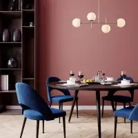 Bestseller | Lustra din Metal Auriu si Sticla Alb H82xL108cm 4 becuri E27 40W Mudoni