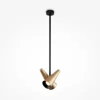 Lustra din Metal Alama cu 2 becuri GU10 50W D21xH78cm Giro | În stoc