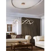 Reducere suplimentară | Lustra Rotunda din Metal Auriu D110xH230 Molly