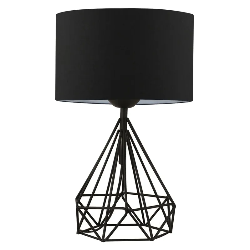 Lampa decorativa de masa, nuanta neagra, 24x15x35 cm | Premium
