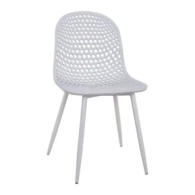 Scaun Milana, polipropilena/metal, nuanta alb, 45x51x84 cm | Ultimele zile