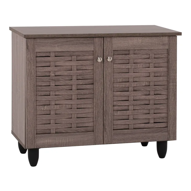Premium | Dulap pantofi Cassiope, nuanta gri deschis, 77x34x67.5 cm
