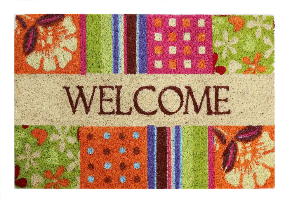 Covoras intrare Koko, design Welcome color, 40x60 cm | Disponibil acum