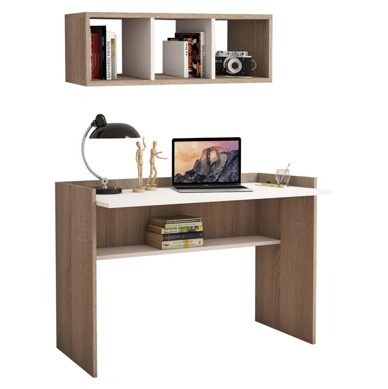 Set birou, 2 piese, nuanta sonoma/alb | Recomandarea clienților
