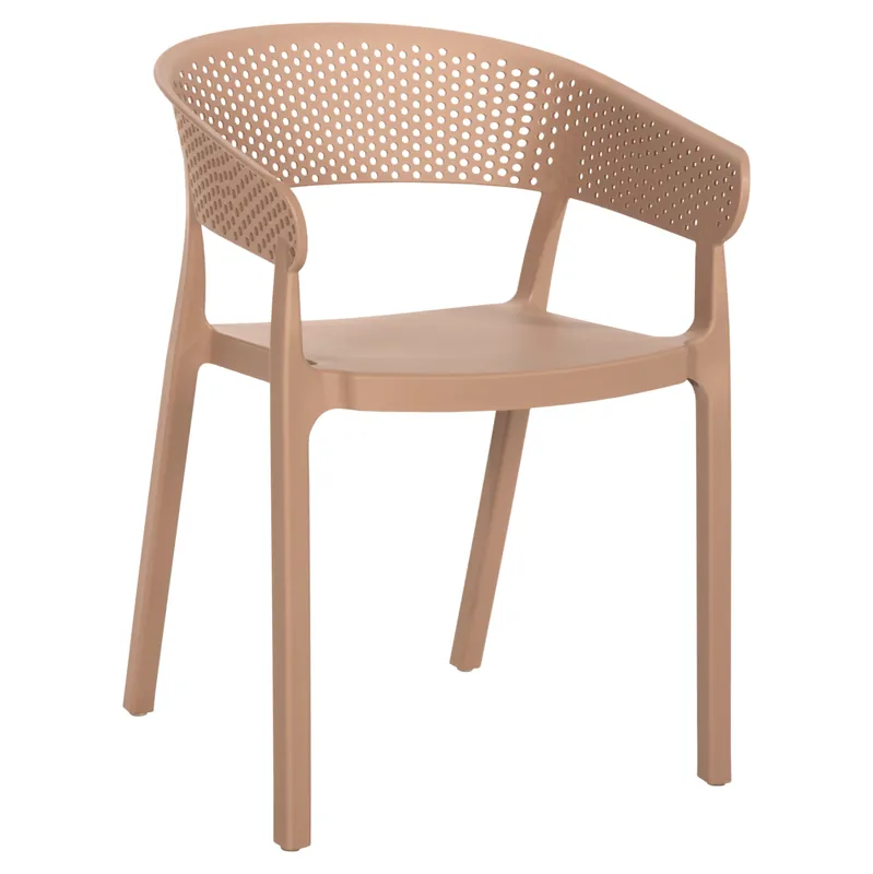 Scaun polipropilena, nuanta cappuccino, 53,5x50,5x73 cm - Comandă acum