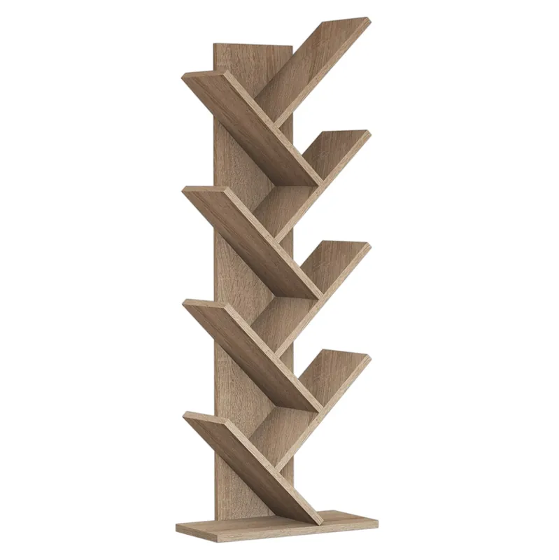Biblioteca Liana, nuanta sonoma, 46x22x128,5 cm | Comandă cu încredere