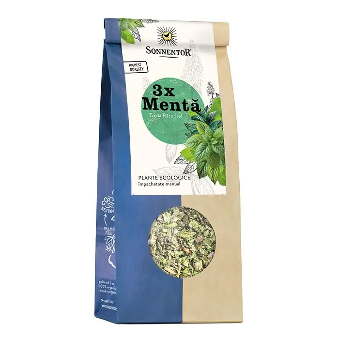 CEAI PLANTE 3 X MENTA 50G ECO Sonnentor - Preț de ofertă