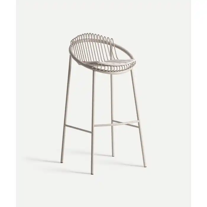 Set de 2 scaune de bar pentru gradina si HORECA Brienz 51 X 53 X 97 cm | Comandă online