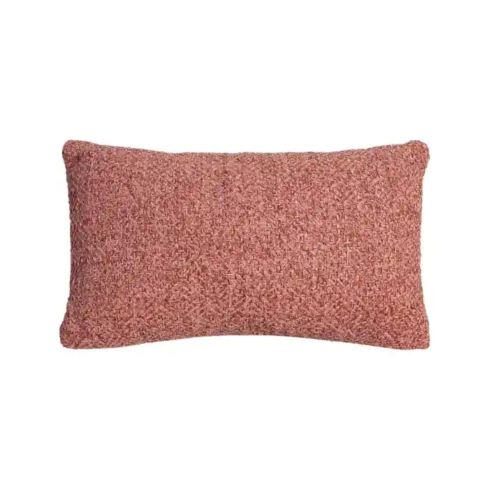 Set 2 perne decorative culoare cărămiziu din material textil cu huse detașabile 30 x 50 cm | Super ofertă