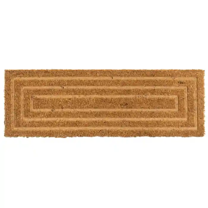 Covoraș de intrare din fibră de cocos cu model dreptunghiular natural Ways 75 x 25 x 1.5 cm - Produs adăugat recent