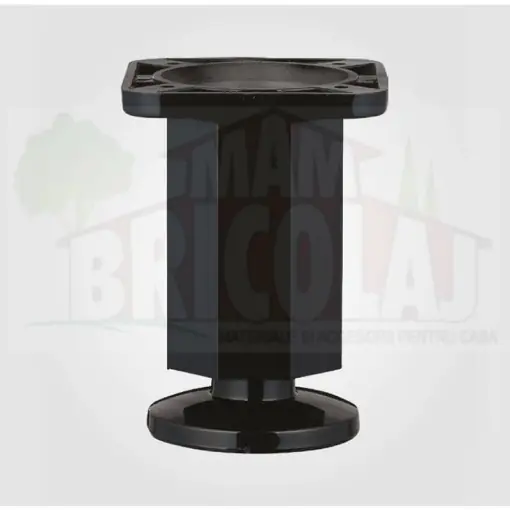 Picior plastic SDF H80mm negru | Pentru o perioadă limitată