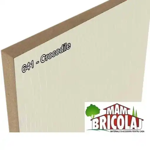 Panou mdf crocodile cream lucios 641 - Comandă azi