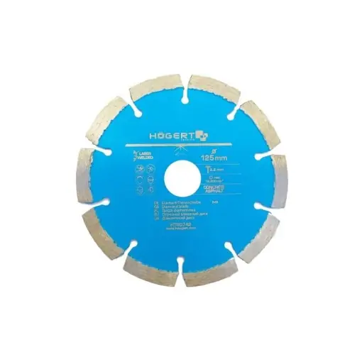 Retur ușor | Disc diamantat pentru polizor unghiular 125 mm