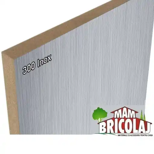 Economii suplimentare - Panou MDF lucios inox 300
