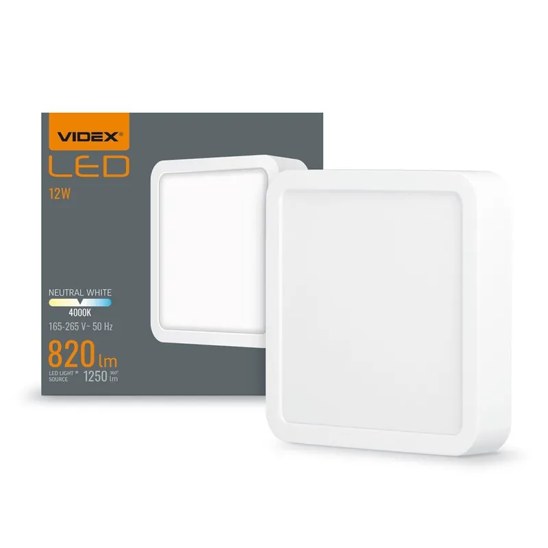 Aplica LED VIDEX-DOWNLIGHT-LED-DLSS-12W-NW - Calitate premium