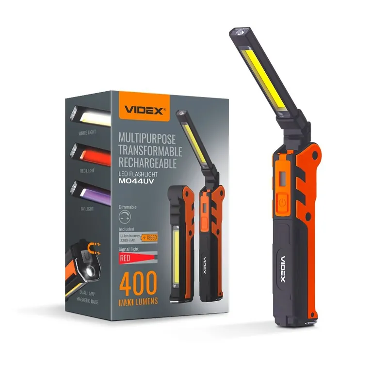 Lanterna LED reincarcabila multifunctionala VIDEX VLF-M044UV - Comandă online