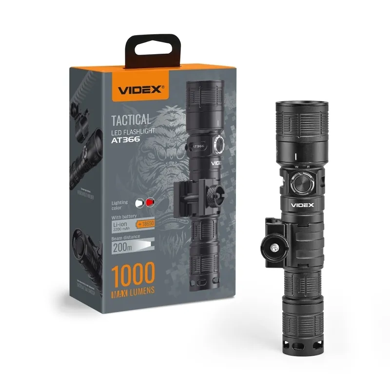 Cumpără în siguranță - Lanterna LED tactica VIDEX VLF-AT366 1000Lm 5000K