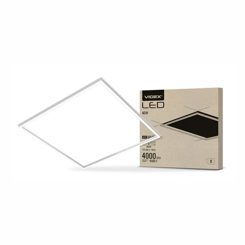 Rama LED tavan casetat VIDEX-FRAME-PANEL-LED-40W-PA404W-NW | Reducere suplimentară