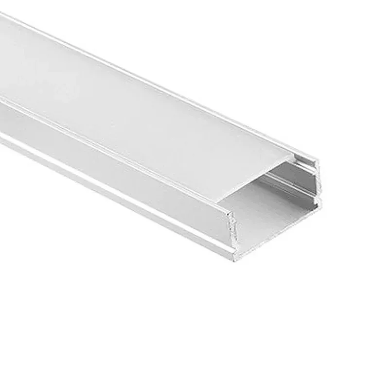 Produs vedetă - Profil aluminiu aplicat pentru banda LED, 2 m, 17.8×6.85 mm