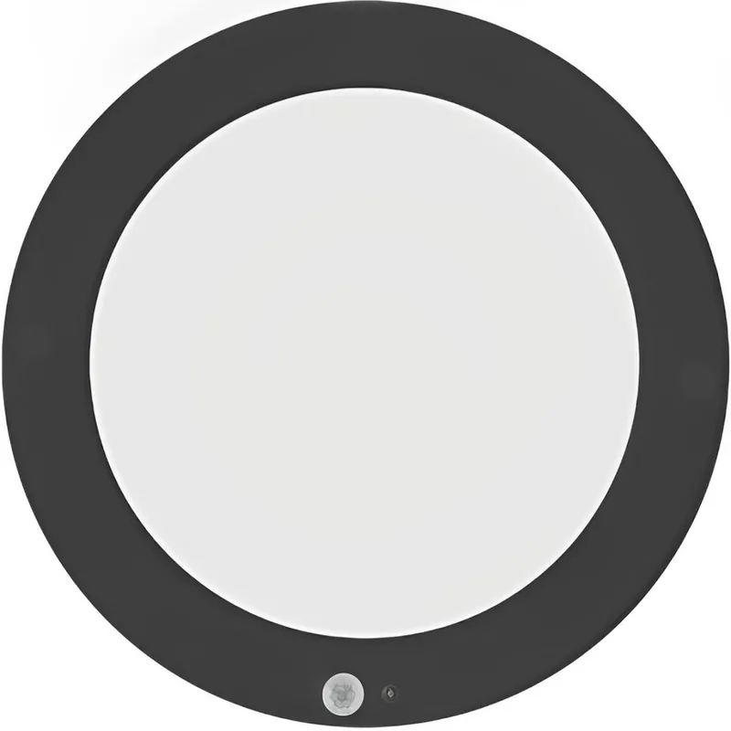 Plafoniera LED cu senzor de miscare MarthaPro18, 18W, cu temperatura iluminat reglabila ,1530lm (Negru) - Se epuizează rapid