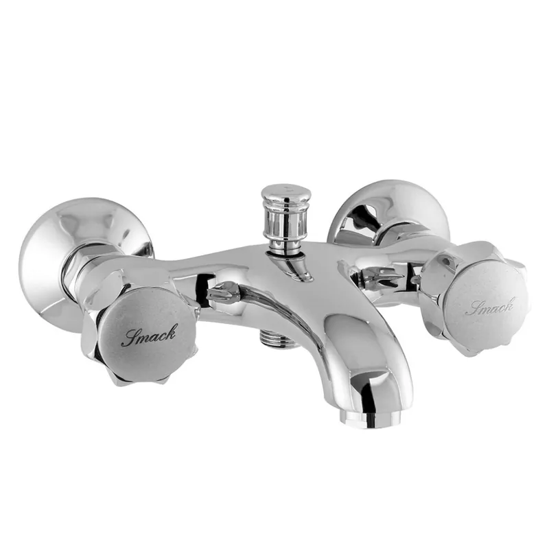Baterie cada Silver Pour, din alama, design modern, crom - Baterii baie > Baterii cada - Ultima lansare