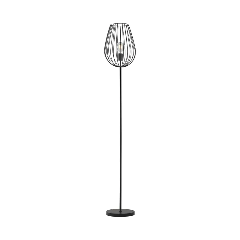 Stoc limitat - Lampadar grilaj negru W005T-1H-1xE27 max 1x23W - Lustre LED > Lustre bucatarie