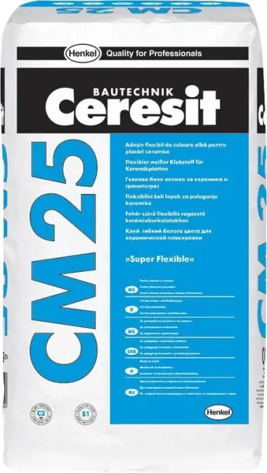 Adeziv CM 25 25kg Ceresit | Economii suplimentare