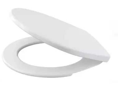 Preț excelent - Capac WC antibacterial Alca alb, cu balamale A60