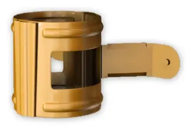 Bratara burlan D=90mm RAL 3009 | Noutate