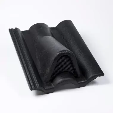 Reducere exclusivă - Tigla de beton Bramac Romana aerisire antracit, suprafata protector