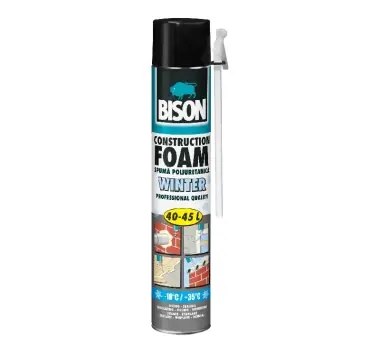 Spumă poliuretanică pentru iarnă 700 ml BISON - Economii mari