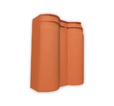 Tigla ceramica laterala stanga Leier Portugheza Aqua Terra Rosa natur 382x245 mm - Preț excelent