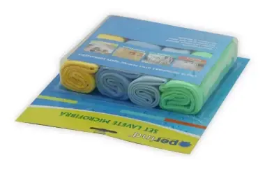 Comandă cu încredere - Set 4 lavete microfibra, 30x40cm, Hygeea