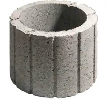 Jardiniera beton Gardena Wise, cerc, gri, 30x30x22 cm | Comandă cu încredere