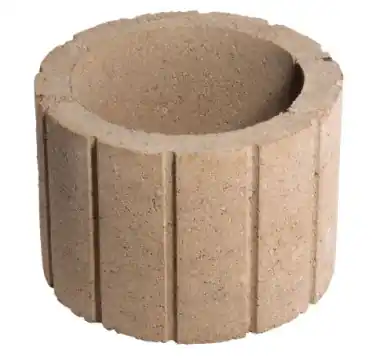 Noutate în ofertă | Jardiniera beton Gardena Wise, cerc, teracota, 30x30x22 cm