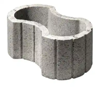 Jardiniera beton Gardena Wise, clepsidra, gri, 30x56x22 cm | Ofertă excelentă