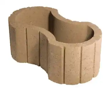 Produs lansat recent - Jardiniera beton Gardena Wise, clepsidra, teracota, 30x56x22 cm